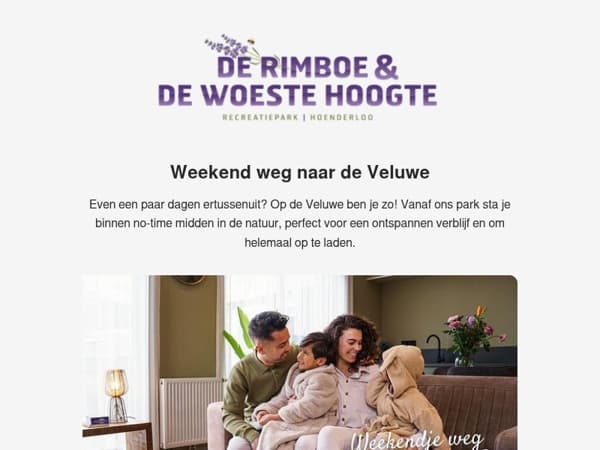 Tijd voor een weekend weg naar de Veluwe 🏠