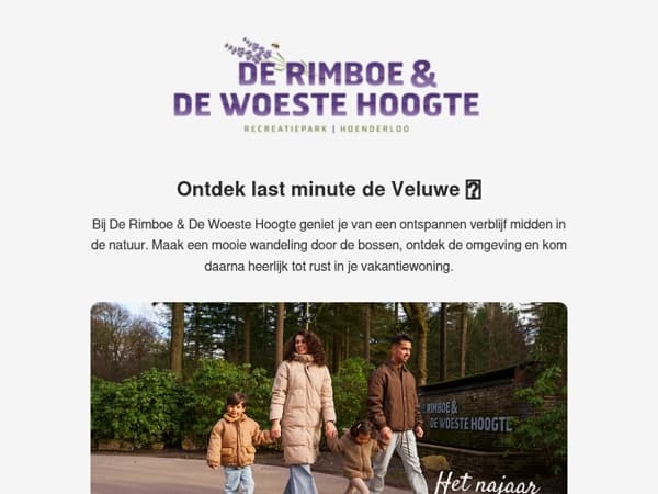 Boek nu een last minute verblijf naar de Veluwe 🍁