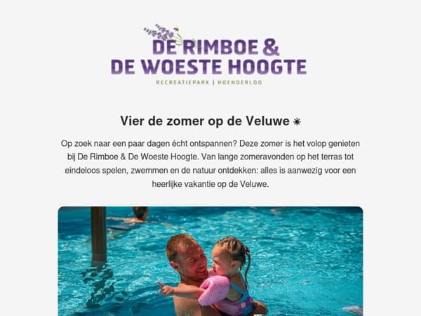 Vier de zomer op de Veluwe 🤎