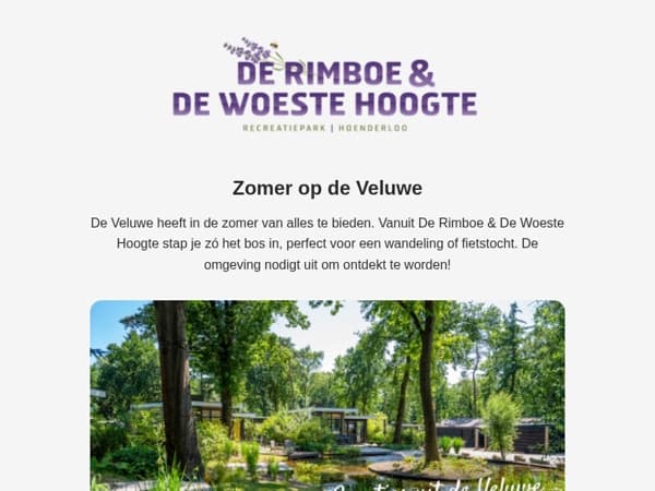 Een vakantie start op de Veluwe 💚