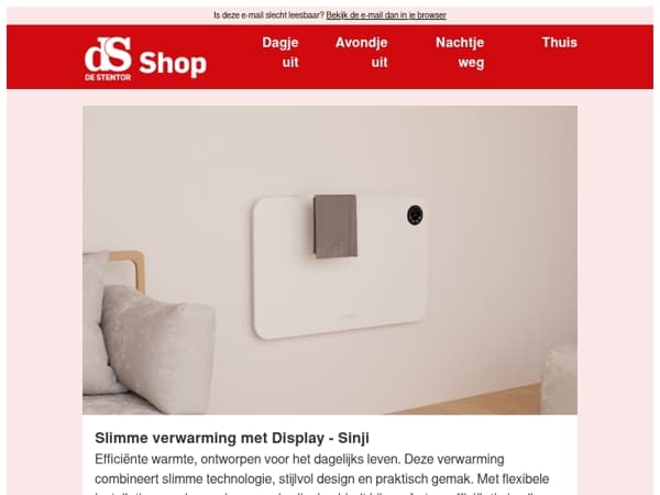 Efficiënte warmte, ontworpen voor het dagelijks leven