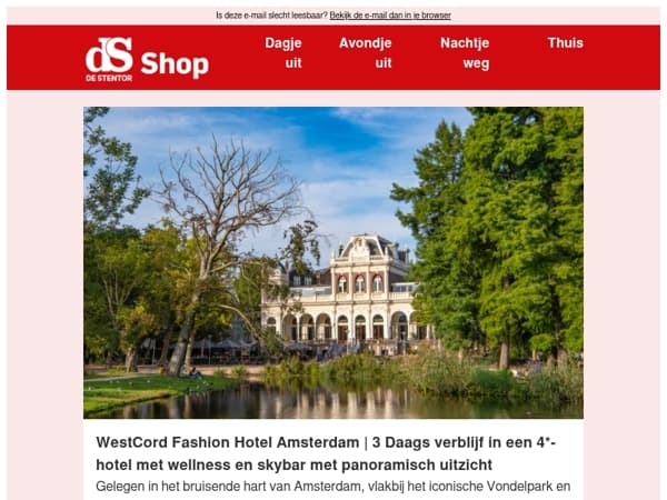 Verblijf in hartje Amsterdam in een trendy hotel