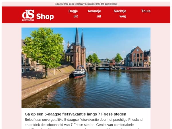 Ga op 5-daagse fietsvakantie in Friesland