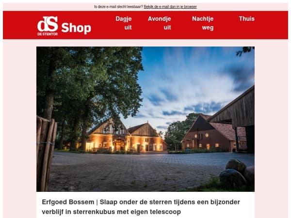 Verblijf midden in de natuur, ver weg van de drukte