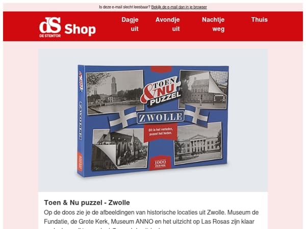 Puzzel je een plezier door het leven