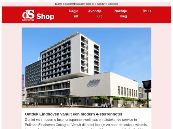 Ontdek Eindhoven vanuit een 4-sterrenhotel﻿