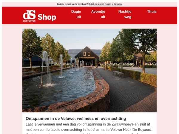 Nu extra voordelig: luxe wellness & overnachting