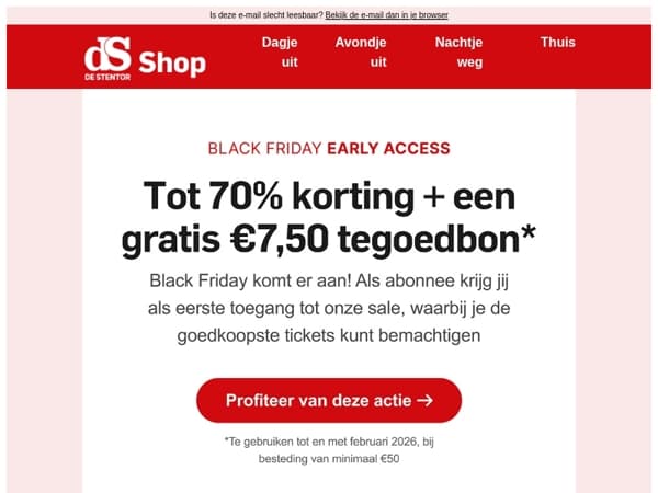 Black Friday komt eraan