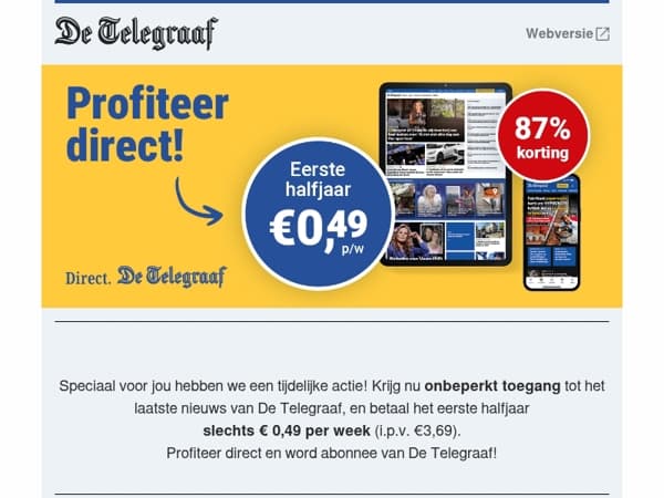 Mis deze tijdelijke actie niet!