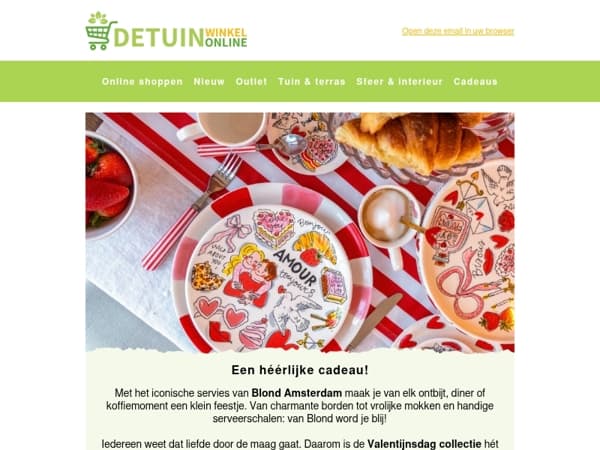 Liefde gaat door de maag: nieuw servies van Blond Amsterdam! ❤️