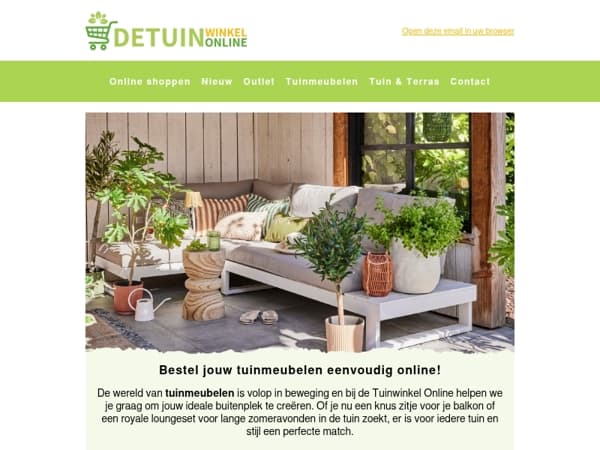 Heerlijk neerploffen: deze tuinmeubelen wíl je!