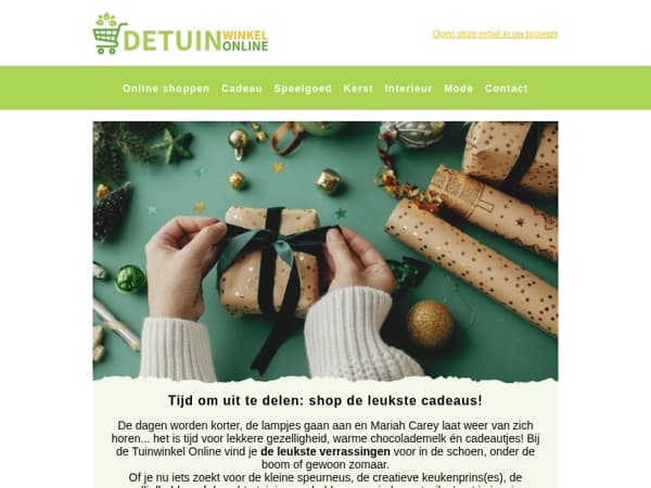 Cadeaus voor in de schoen en onder de boom!✨