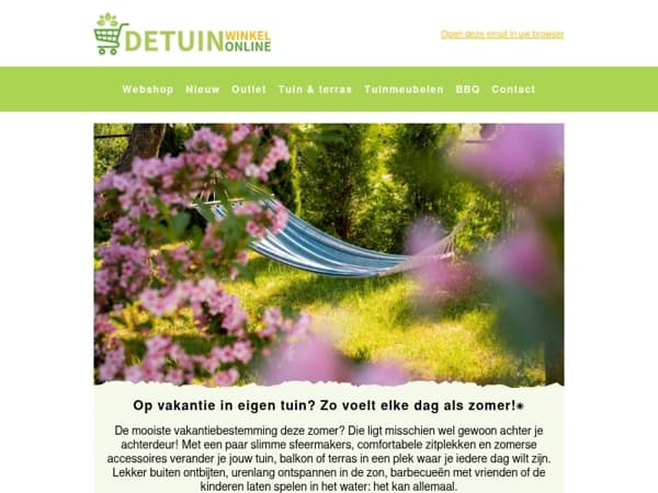☀️ Op vakantie in eigen tuin: dit zijn dé ingrediënten!