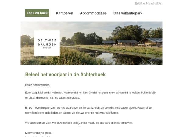 Vier het voorjaar in de Achterhoek