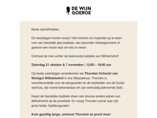 🍷 Van Merlot tot feestelijke bubbels!
