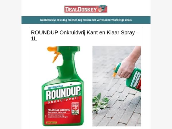 ROUNDUP® Onkruidvrij Spray - Pokon Plantenvoeding - Gereedschaphouder - Hogedrukreiniger