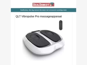 QLT Massage Apparaat - Vergrotende Bril met LED - Dakgoot Bezem - Boekenstandaard