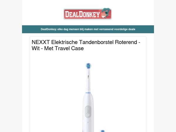 NEXXT Elektrische Tandenborstel - Oorthermoscoop - Thermoskan - Powerbank 20.000 mAh