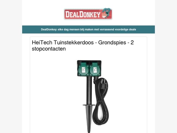 HeiTech Tuinstekkerdoos - Wasmand - Sterrenprojector - Wijnglazen - Muurbeugel