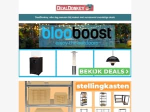 Blooboost Heaters - Stellingkasten en Hoofdkussens met HOGE Kortingen💰