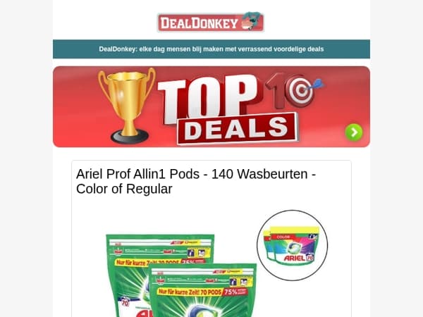 🏆De 10 populairste Deals van dit moment🏆