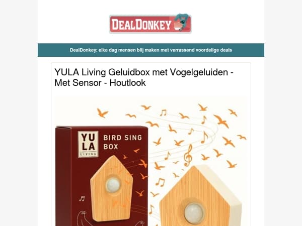 Vogelgeluiden box - Steekwagen - Bluetooth Koptelefoon - Kofferset - Muurlamp