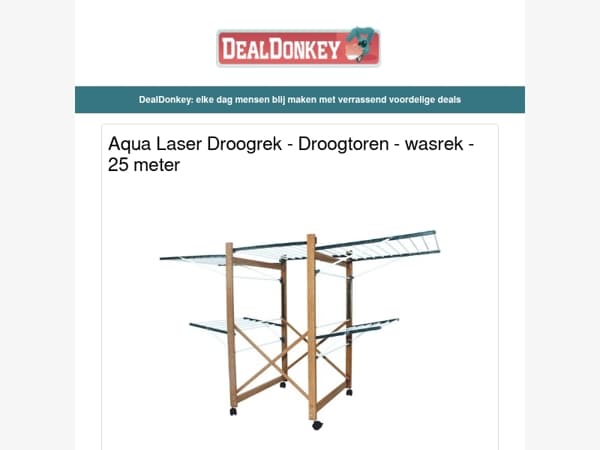 Aqua Laser Droogrek - Airfryer - Wiebelkruk - Wasmachinerek - Keukentrolley