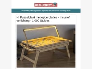 HI Puzzelplaat met Opberglades - Hanglamp - Wasmiddel - Terrasverwarmer - Soeppan - Vaatwastabletten