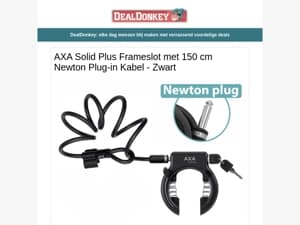 AXA Solid Plus Frameslot - Camping Keuken - Parasol Lichtslinger - Etagere - Topdekmatras