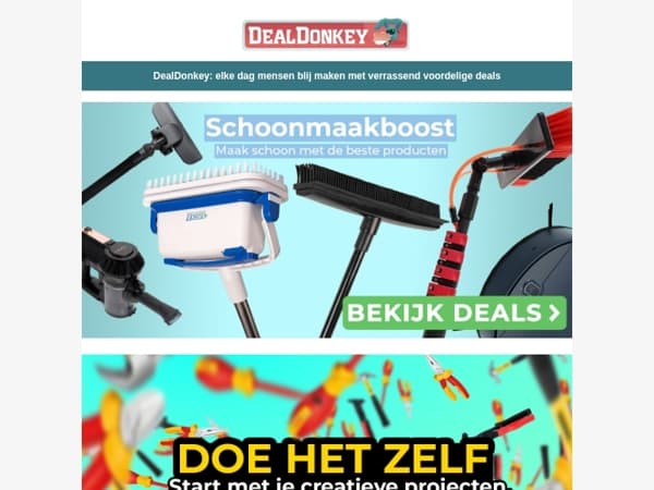 Check nu 👉 Schoonmaaksale / Norlander Sale / Doe-het-zelf Outlet