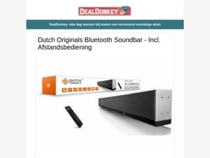 Dutch Bluetooth Soundbar - Dementieklok - Fakkel - Paspop - Wasmiddel - Horlogebox