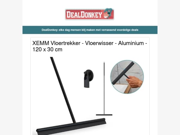 XEMM Vloertrekker - Droogmolen - Wasknijpers - Stellingkasten - Glazen Snijplank