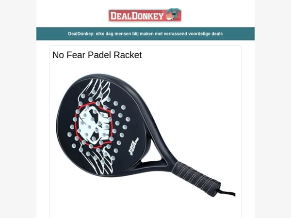 No Feur Padel Racket - Betonschaar - Wandslangenbox - Vogelhuisje - Campingtafel - Opbergmand