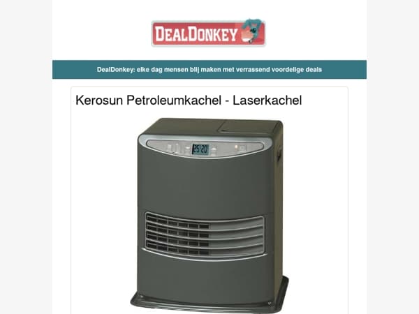 Kerosun Petroleumkachel - Dreft - Leeslamp - Opbergrek - Wifi Camera