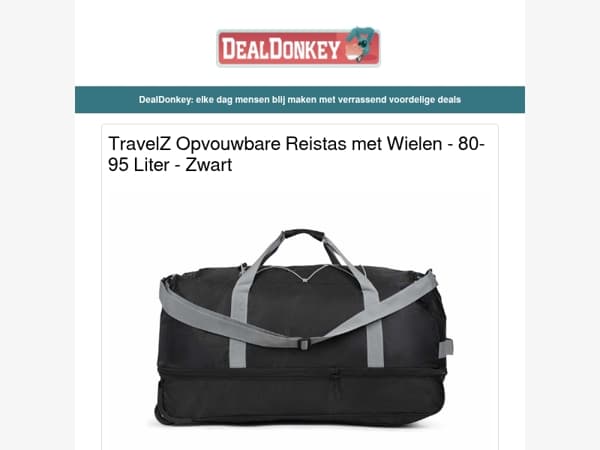 TravelZ Opvouwbare Reistas - Wifi camera - Tefal Wokpan - Tafellamp