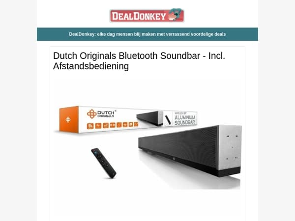 Dutch Originals Soundbar - Dubbelwandige Cappuccino Glazen - Lowander mini wasmachine - NordFalk Fitnessbank