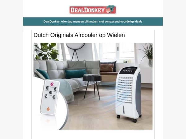 Aircooler - Anti Vliegengordijn - Ventilator - Tuinslang - Bolderwagen