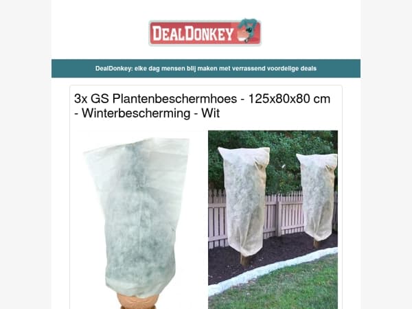 3 Plantenbeschermhoezen - Planfondlamp - Chocoladefondue - Puzzelplaat met lades