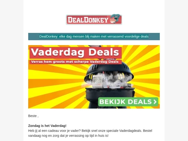 Vaderdag Deals - Verras hem groots met onze Vaderdag deals