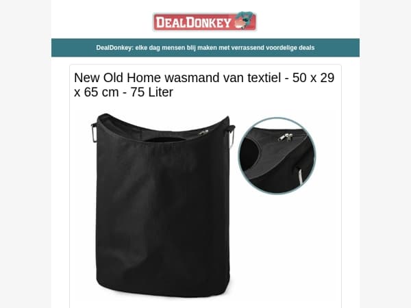 XL Wasmand met Rits - Gastoestel - Sproeikop - Brandblusser - Muggenlamp - BBQ
