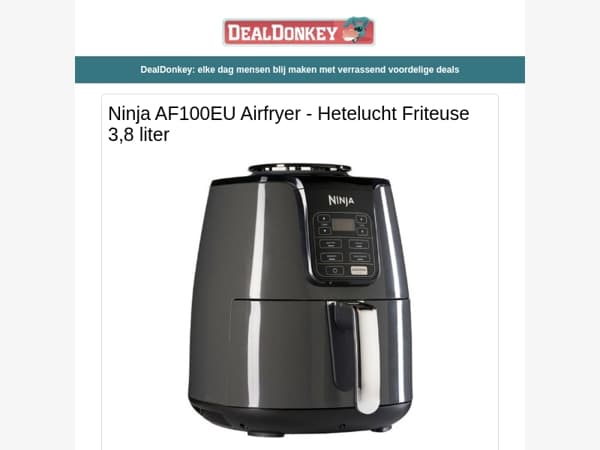 Ninja AF100EU Airfryer - Karaoke Box - Staande Spiegel - Hardloopvest