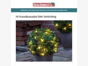 Hi Kunstbuxusbol LED - Wandlamp - Vloeibaar Wasmiddel - Campingtafel - Airfryer - UV Zaklamp