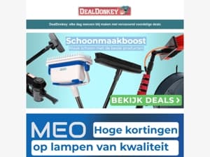 🧼Schoonmaaksale🧼 - 💡MEO verlichting💡 - 📦Voordeelverpakkingen📦