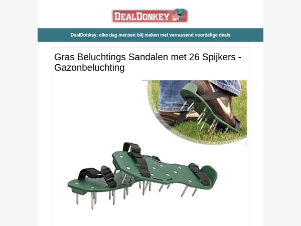 Gras Beluchtings Sandalen - CO2 Meter - Fruitschaal - Tuinscherm - Schoenenrek - Opbergpoef