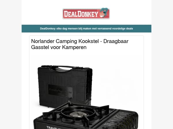 Droogrek - Dutch Oven Set - Qnect Wifi Buitencamera - Föhnborstel