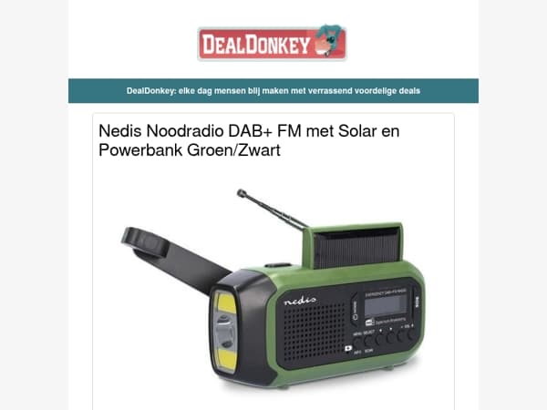 Nedis Noodradio - Pokon Plantvoeding - Stekkerdoos - Mini Basketbalbord - Gusta Fruitschaal - Philips Hoofdlamp