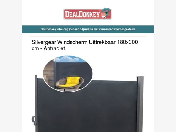 Silvergear Windscherm - Vogelgeluiden Huisje - Loopladder - Vouwplank - Kandelaar