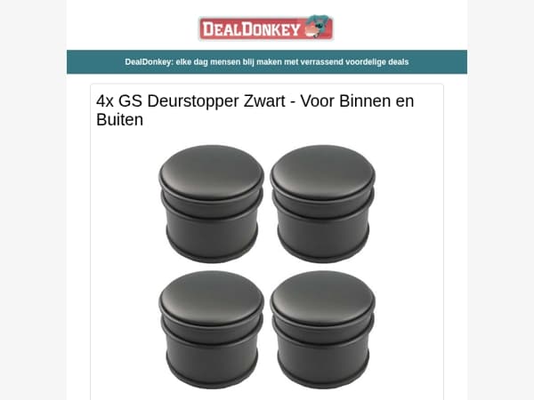4 Deurstoppers - Ouderwetse Deurbel - Terrasverwarmer - Tuinfakkels - Bolderkar