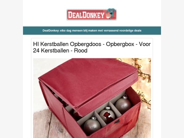 Kerstballen opbergdoos - Wifi Camera - 150 Vuilniszakken - Gaspit - Led Kaarsen