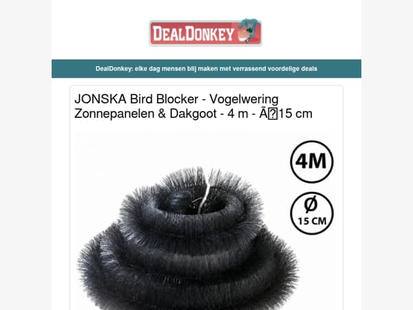 Bird Blocker - Schoenenrek - Vijverafdekking - Pastamachine